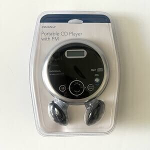 NEW Sealed Insignia Portable CD Player FM Radio CD-R/RW MP3 NS-P5113 Headphones